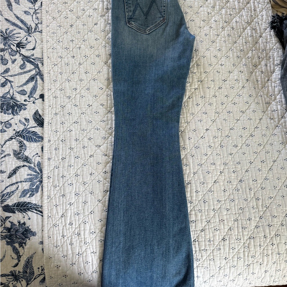 MOTHER Classic Blue Boot Cut Jeans - Picture 9 of 10